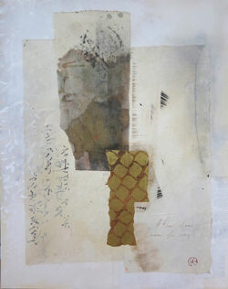 L’écume des songes, techniques mixtes, 100 x 80 cm (c) Catherine Le Roy