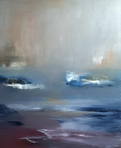 Contemplation, huile, 100 x 81 cm (c) Marie-Lise Le Campion