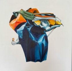 Sculpture polychrome, acrylique,100 x 100 cm (c) Christine Ditière