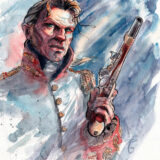 Cpt Marine Républicaine, Gilles Roger Illustrations, aquarelle, 38x46 cm (c) Gilles Roger Illustrations