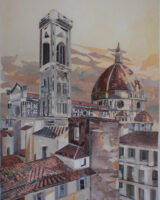 Florence, Nicole Gouiffes, collage, 50x70 cm (c) Nicole Gouiffes