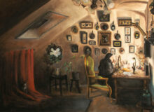 La sorcière, Lisa Sagnet, pastel sec, 90x60 cm (c) Lisa Sagnet