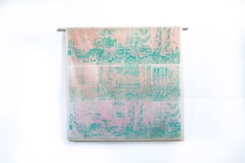 Dawn composition, Victoria Arney, gravure sur bois imprimée à la main sur papier Kozo, 94 x 95 cm, 2021 Dawn composition, Victoria Arney, gravure sur bois imprimée à la main sur papier Kozo, 94 x 95 cm, 2021